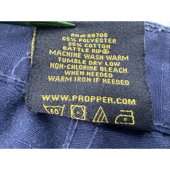 Propper Cargo Pants Mens XL 42x31 Blue Tactical Paratrooper Ripstop Utility Y2K - Picture 15 of 16